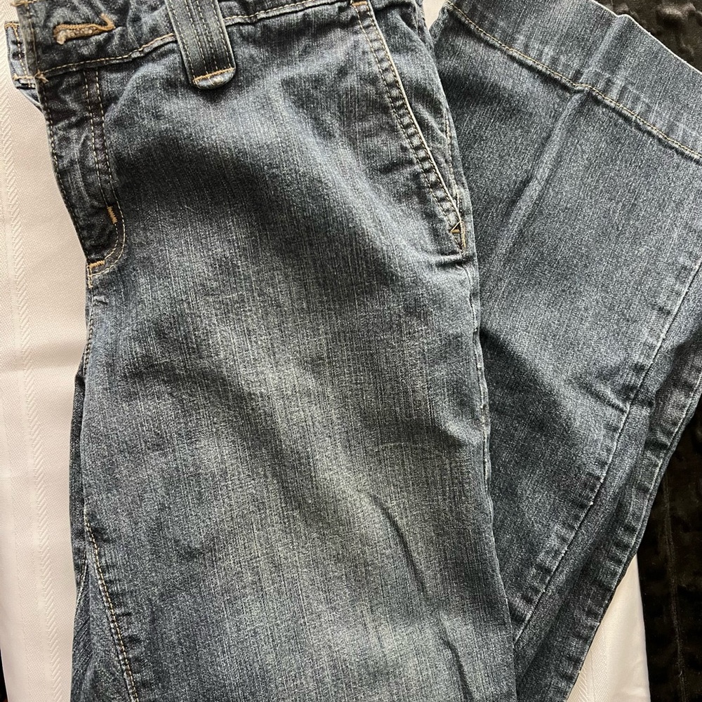 Natural Reflections Blue Flare Wide Leg Jeans
